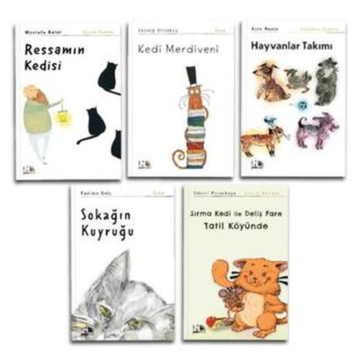 Nesin Yayınevi Kedili Kitaplar Seti | Nesin Yayınevi (Ciltsiz)