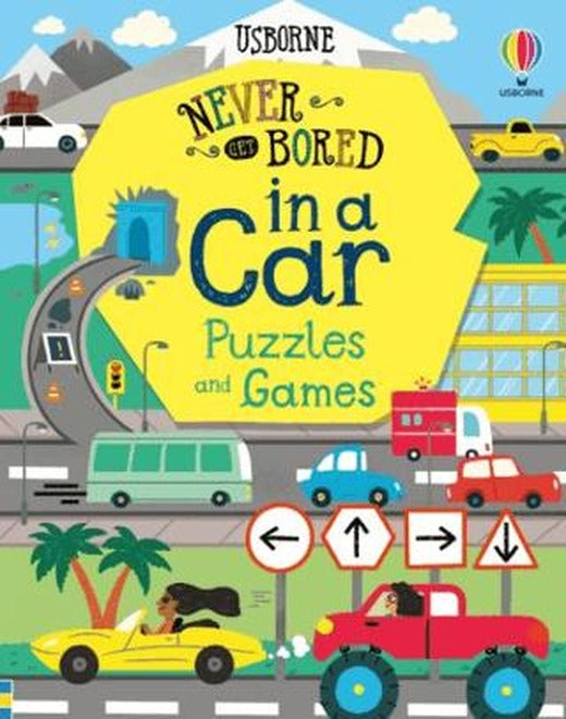 Never Get Bored In A Car Puzzles & Games | Usborne (Ciltsiz)