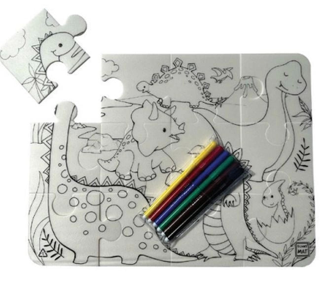Funny Mat Washable Puzzle - Dinozor Çağı | Akademi Çocuk