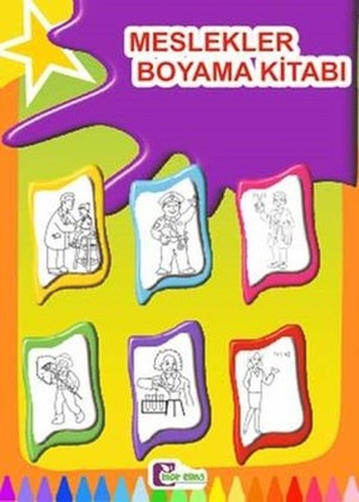 Meslekler Boyama Kitabı | Mor Elma Yayıncılık