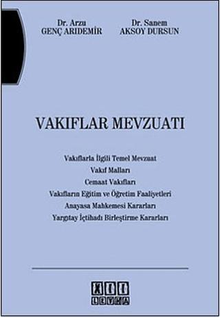 Vakıflar Mevzuatı | On İki Levha Yayınları (Ciltsiz) - Resim 1