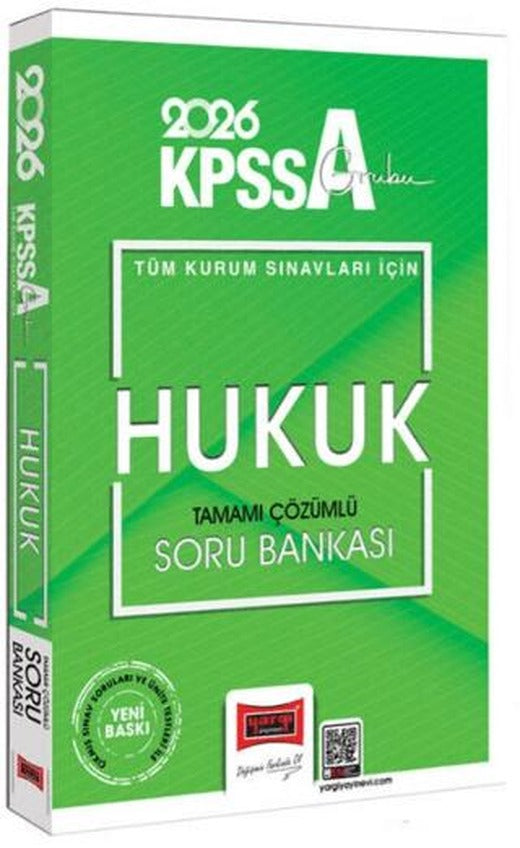 2026 KPSS-A Grubu Hukuk Tamamı Çözümlü Soru Bankası | Yargı Yayınevi (Ciltsiz)