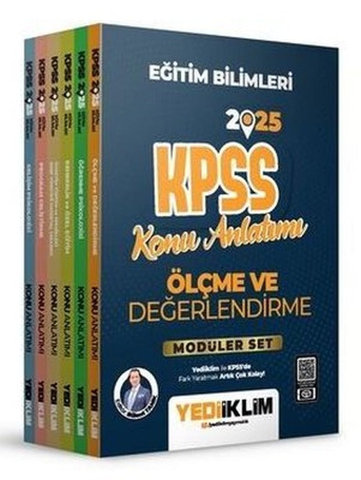 2025 KPSS Eğitim Bilimleri Konu Anlatımlı Modüler Set | Yediiklim Yayınları (İnce Kapak)