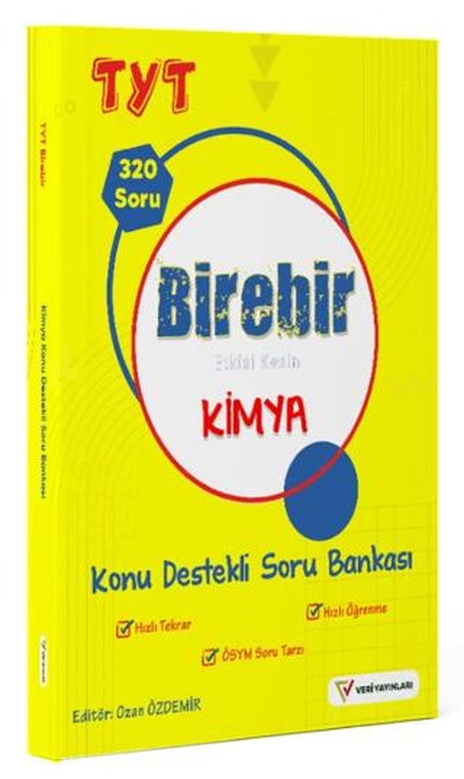 YKS TYT Birebir Etkisi Kesin Kimya Konu Destekli Soru Bankası