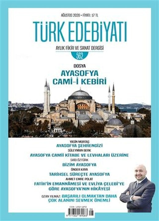 Türk Edebiyatı Dergisi Sayı: 562 Ağustos 2020 | Türk Edebiyatı Dergisi (Ciltsiz)