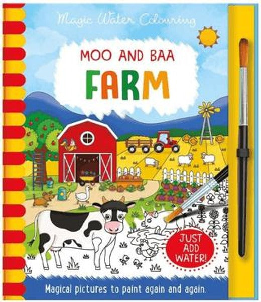 Magic Water Colouring - Farm | IMAGINE THAT (Ciltli)