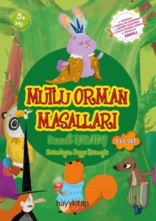 Mutlu Orman Masalları Seti - 5 Kitap Takım | Hayy Kitap