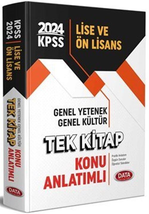 KPSS Genel Yetenek - Genel Kültür Ortaöğretim Ön Lisans Tek Kitap Konu Anlatımlı