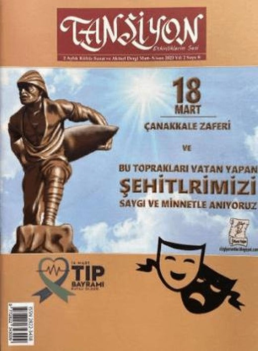 Tansiyon Aylık Kültür Sanat ve Aktüel Dergisi Sayı: 8 Mart - Nisan 2023 | Dilkitap Yayınları (Ciltsiz)