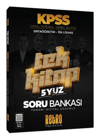 KPSS Ortaöğretim Ön Lisans Tek Kitap Soru Bankası