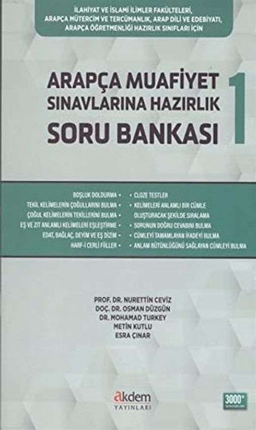 Arapça Muafiyet Sınavlarına Hazırlık Soru Bankası 1