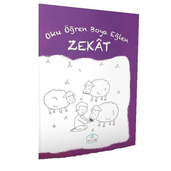 Zekat-Oku Öğren Boya Eğlen | Fidan Yayınları (İnce Kapak)