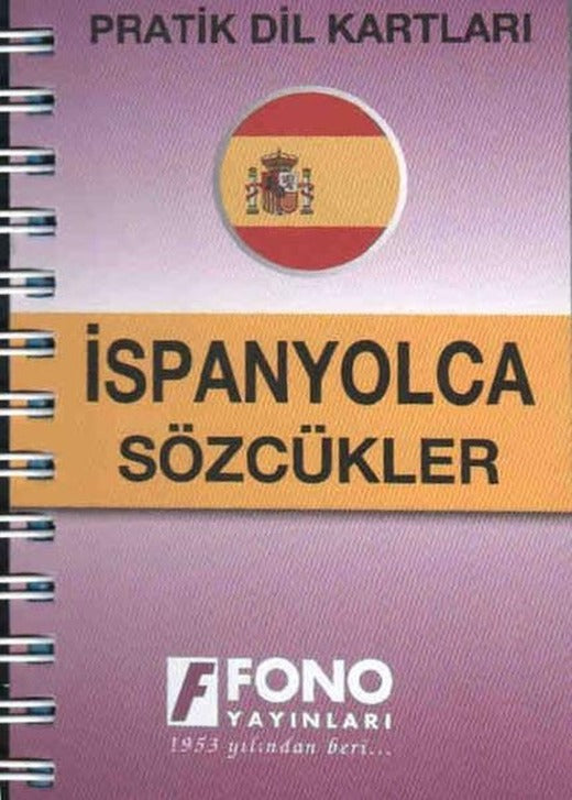 Pratik Dil Kartları İspanyolca Sözcükler | Fono Yayınları (İnce Kapak)
