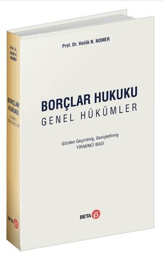 Borçlar Hukuku Genel Hükümler | Beta Yayınevi (Ciltli) - Resim 1