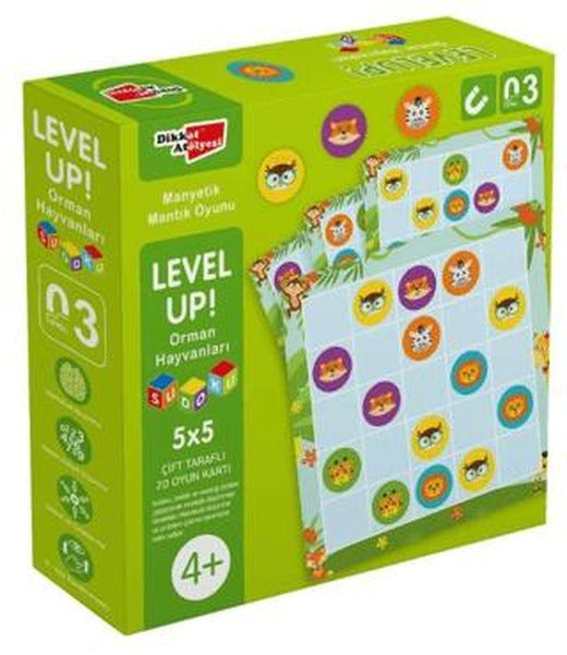 LevelUp! 3 - Orman Hayvanları Sudoku | Dikkat Atölyesi Yayınları