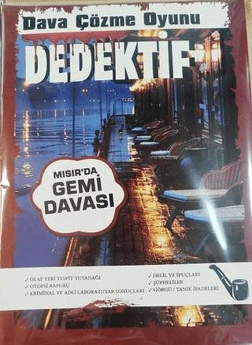 Dedektif Dava Çözme Oyunu - Mısır'da Gemi Davası | MT Dedektiflik (Ciltsiz)