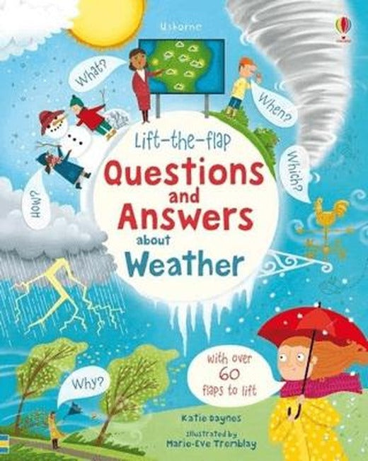 Lift-The-Flap Questions and Answers About Weather | Usborne (Ciltli)