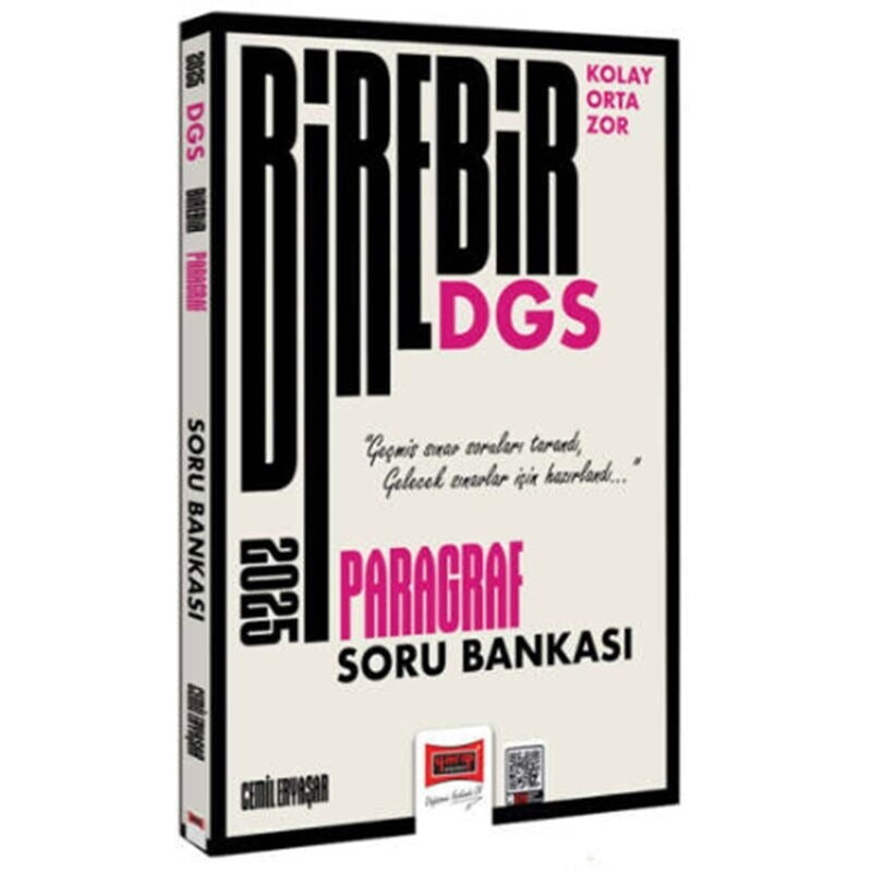 2025 DGS Birebir Serisi Kolay-Orta-Zor Paragraf Soru Bankası