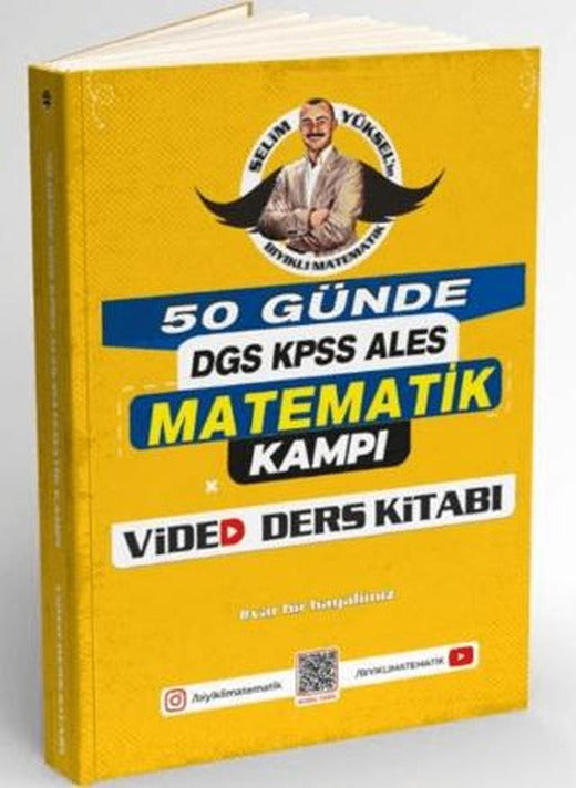 50 Günde DGS - KPSS - ALES Matematik Kampı Video Ders Kitabı | Paraf Akademi (Ciltsiz)