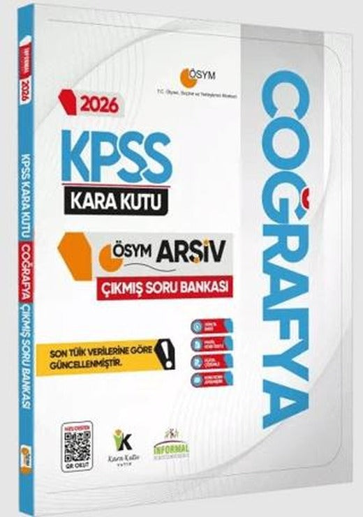 2026 KPSS Coğrafya’nın Kara Kutusu ÖSYM Çıkmış Soru Havuzu Bankası Konu Özetli Dijital Çözümlü