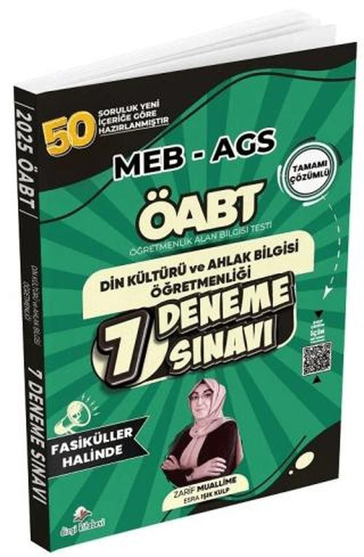 ÖABT MEB-AGS DKAB Din Kültürü ve Ahlak Bilgisi Öğretmenliği 7 Deneme Fasikül Çözümlü | Dizgi Kitap (Ciltsiz)