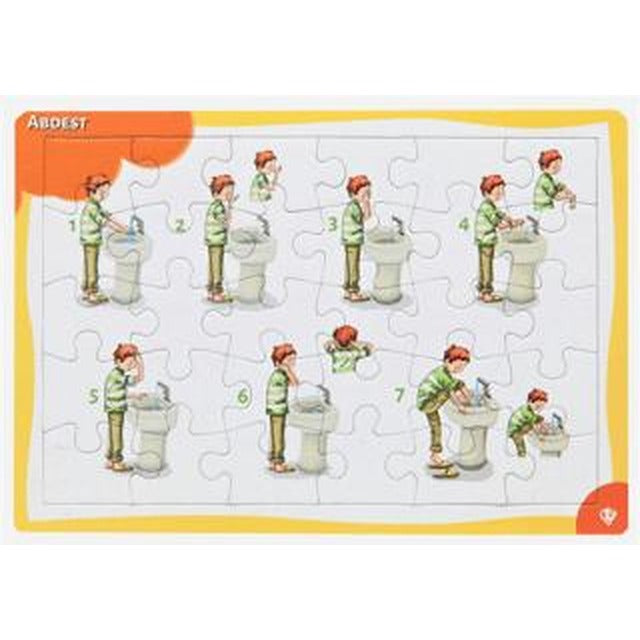 4-6 Yaş Abdest Öğreniyorum 30 Parça Puzzle | Türkiye Diyanet Vakfı Yayınları