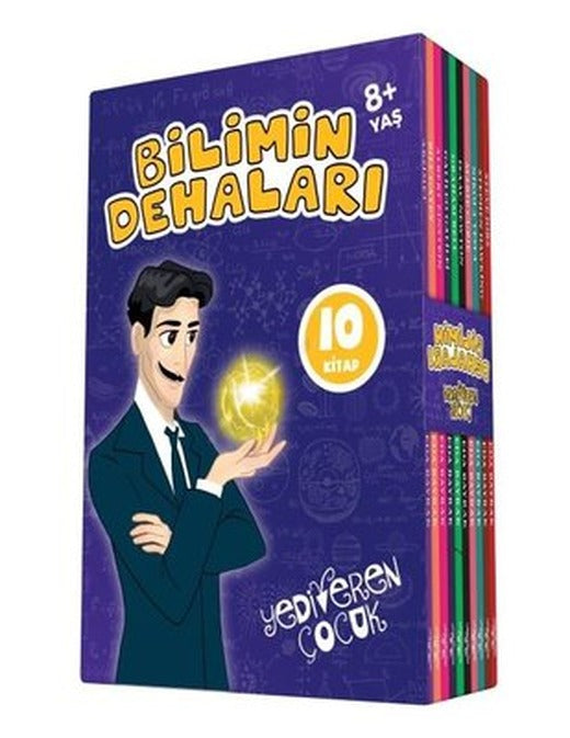 Bilimin Dehaları Kitap Seti - 10 Kitap Takım | Yediveren Çocuk