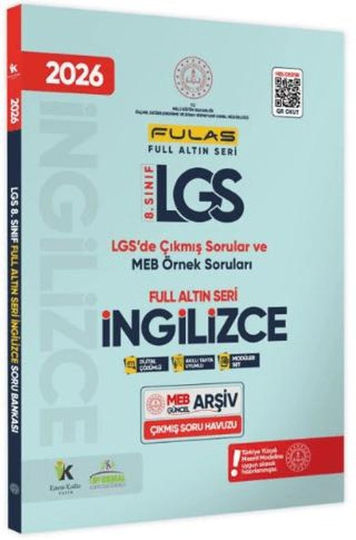 2026 8.Sınıf Full LGS Altın Seri İngilizce MEB Çıkmış Soru Bankası Modüler Seti PDF/Video Çözümlü