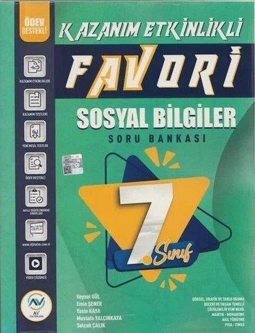 7.Sınıf Sosyal Bilgiler Kazanım Etkinlikli Soru Bankası