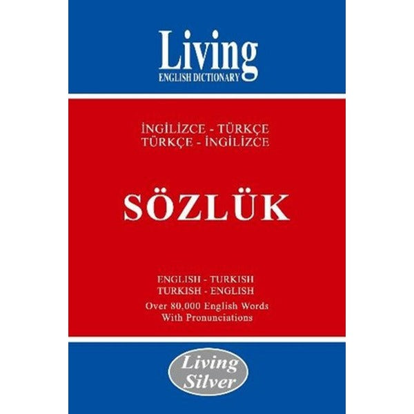 Living Silver İngilizce-Türkçe - Türkçe-İngilizce Sözlük | Living English Dictionary (İnce Kapak)