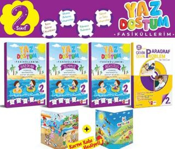 2. Sınıf Yaz Dostum Fasiküllerim | Artı Eğitim Yayınları (Ciltsiz)