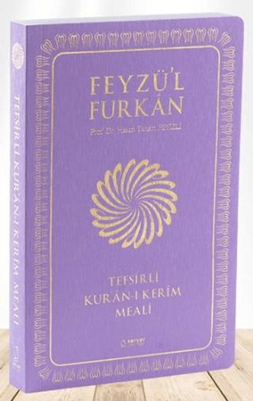 Feyzü'l Furkan Tefsirli Kur'an-ı Kerim Meali (Sempatik Cep Boy - İnce Cilt) Lila