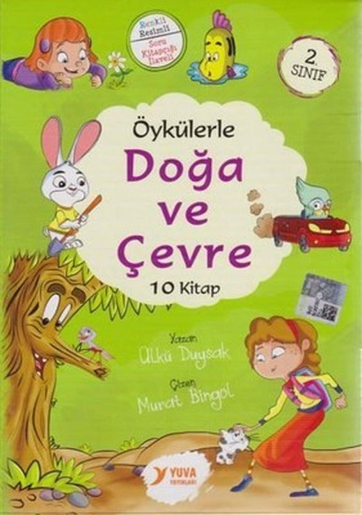 Öykülerle Doğa ve Çevre-10 Kitap Takım | Yuva (İnce Kapak)