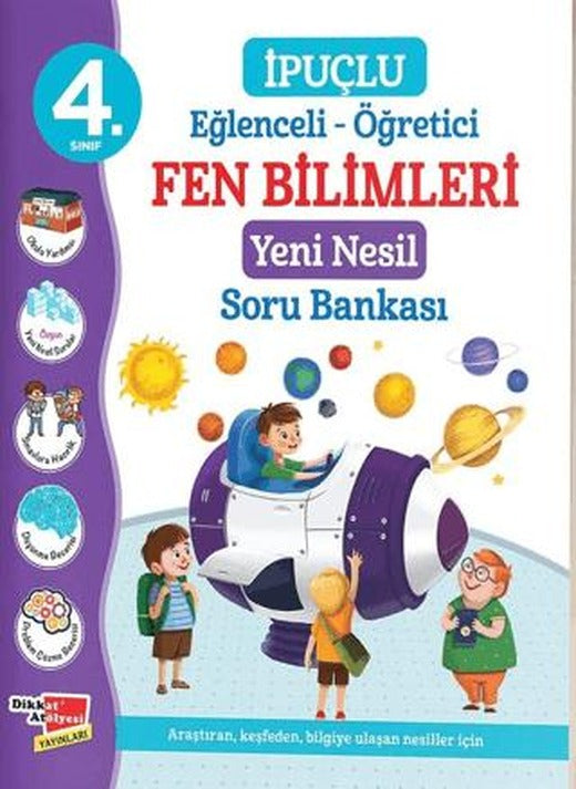 4. Sınıf Eğlenceli - Öğretici İpuçlu Fen Bilimleri Yeni Nesil Soru Bankası