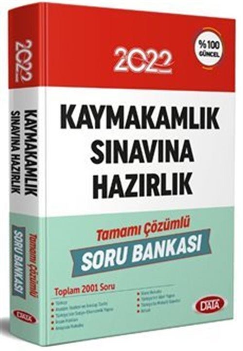 Kaymakamlık Sınavına Hazırlık Tamamı Karekod Çözümlü Soru Bankası | Data Yayınları (Ciltsiz)