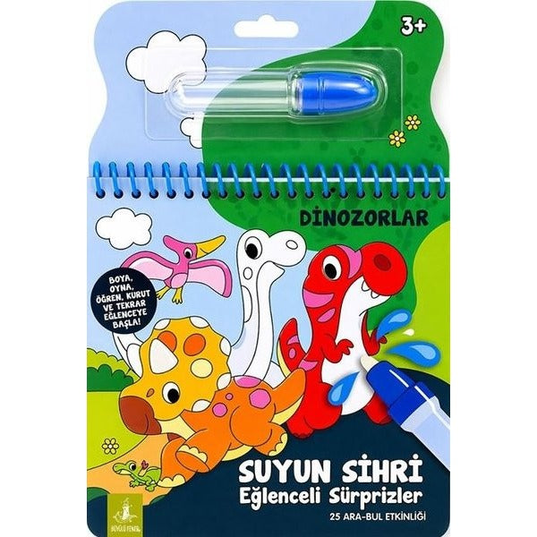 Dinozorlar - Suyun Sihri - Eğlenceli Sürprizler - 25 Ara - Bul Etkinliği | Büyülü Fener (İnce Kapak)