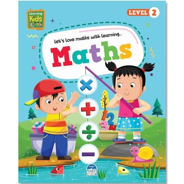 Learning Kids - Maths Level 2 | Martı Yayınları (İnce Kapak)