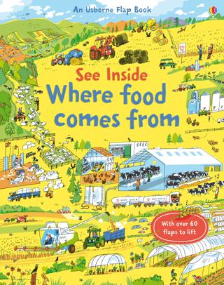 See Inside Where Food Comes From | Usborne (Ciltli) - Resim 1