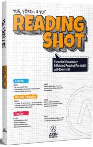 Reading Shot | Akın Dil Eğitim (Ciltsiz) - Resim 1