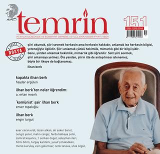 Temrin Düşünce ve Edebiyat Dergisi Sayı: 151 Eylül - Ekim 2026 | Temrin Dergisi (Ciltsiz) - Resim 1