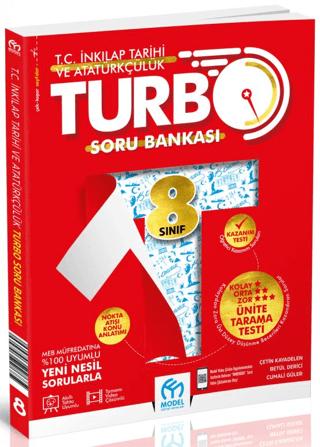 8. Sınıf Turbo İnkılap Tarihi Soru Bankası | Model Eğitim Yayıncılık (Ciltsiz) - Resim 1