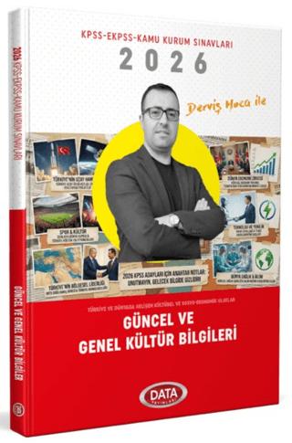 Derviş Hoca ile 2026 Güncel ve Genel Kültür Bilgileri KPSS EKPSS Kamu Kurum Sınavları | Data Yayınları (Ciltsiz) - Resim 1