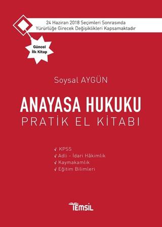 Anayasa Hukuku (Pratik El Kitabı) | Temsil Kitap (Ciltsiz) - Resim 1