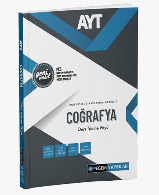 AYT Coğrafya Ders İşleme Föyü | Pegem Akademi Yayıncılık (İnce Kapak)