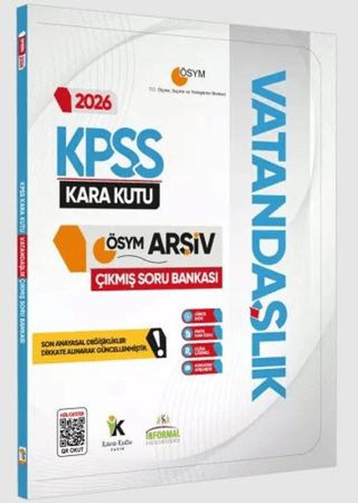 2026 KPSS Vatandaşlık Kara Kutu ÖSYM Çıkmış Soru Havuzu Bankası Konu Özetli Dijital Çözümlü