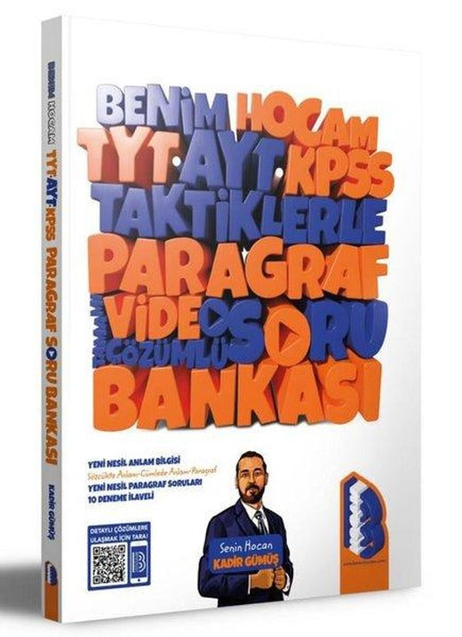 2023 TYT AYT KPSS Taktiklerle Paragraf Tamamı Video Çözümlü Soru Bankası | Benim Hocam Yayınları (İnce Kapak)