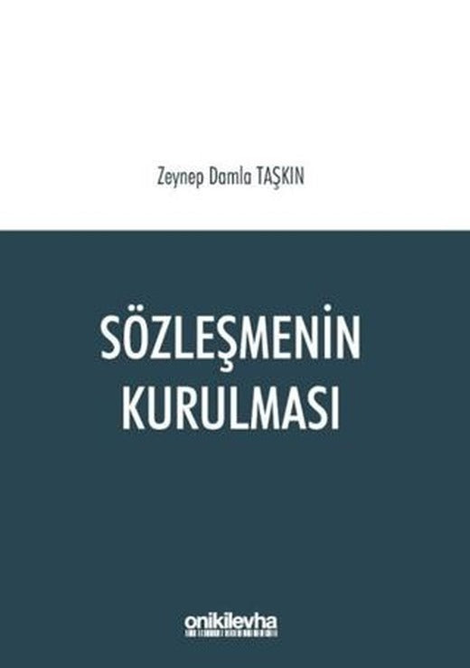 Sözleşmenin Kurulması | On İki Levha Yayınları (Ciltsiz)