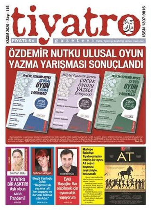 Tiyatro Gazetesi Sayı: 116 Kasım 2020 | Tiyatro Gazetesi (Ciltsiz)
