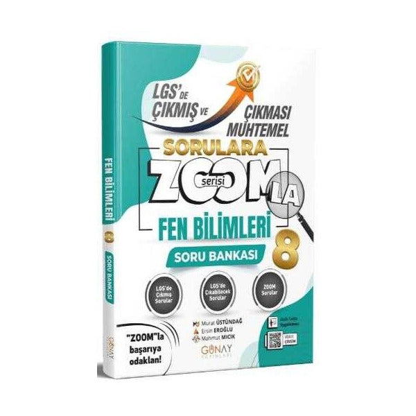 8. Sınıf LGS'de Çıkmış ve Çıkması Muhtemel Sorular Fen Bilimleri | Günay Yayıncılık (İnce Kapak)