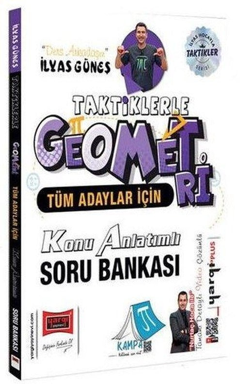 Tüm Adaylar İçin Taktiklerle Temel Geometri Konu Anlatımlı Soru Bankası | Yargı Yayınları (İnce Kapak)